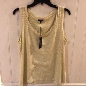 🌸SALE🌸Talbots green and white striped tank top